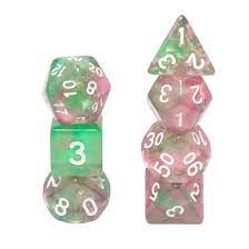 Glow Rebirth RPG Dice Set - Game On