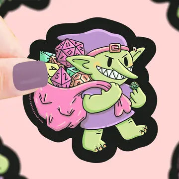 Goblin Dice Sticker - Game On
