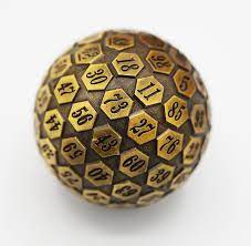 45mm Metal D100 - Gold - Game On