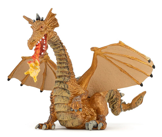 Gold Dragon with Flame - Game On