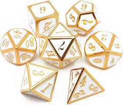 Gold w/White RPG Metal - Game On