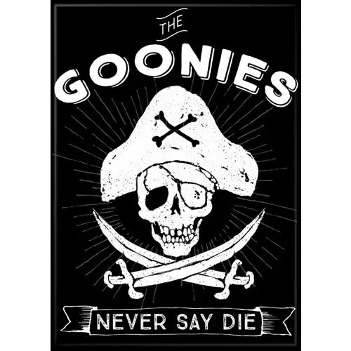Goonies Never Say Die Metal Sign - Game On