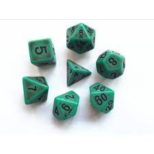 Green Ancient Dice - Game On