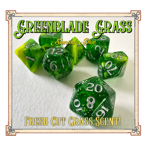 Green Blade Grass Scented Dice - Game On