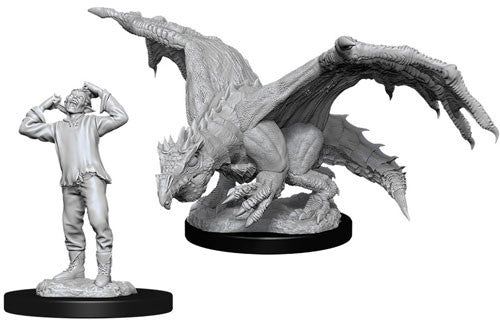 Dragon, Green Wyrmling & Afflicted Elf - Adversaries - Game On
