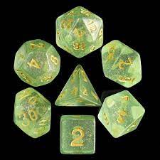 Green Iridecent Dice - Game On