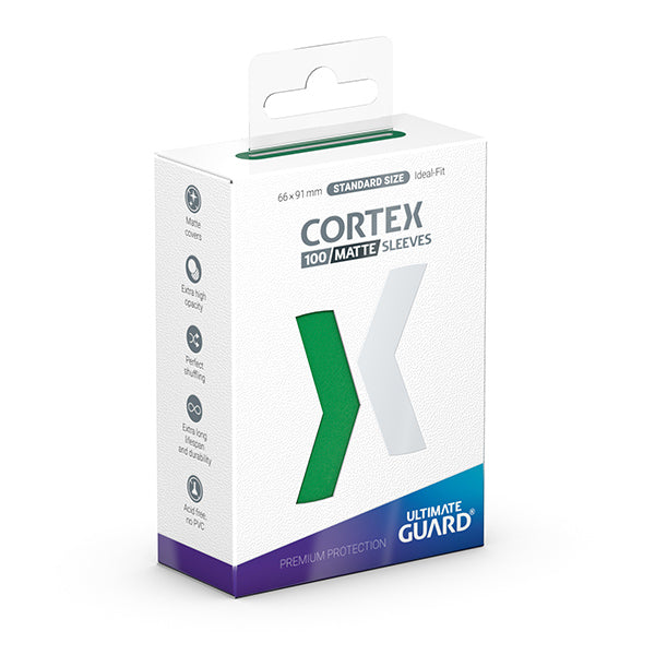 Green Matte Cortex Sleeves - Game On