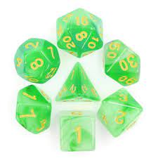 Green Milky Dice - Game On