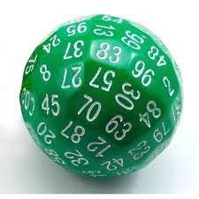 Green d100 - Game On