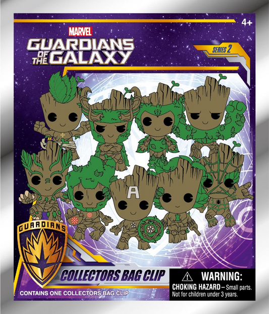 Groot 3D Foam Bag Clip Series 2 - Game On