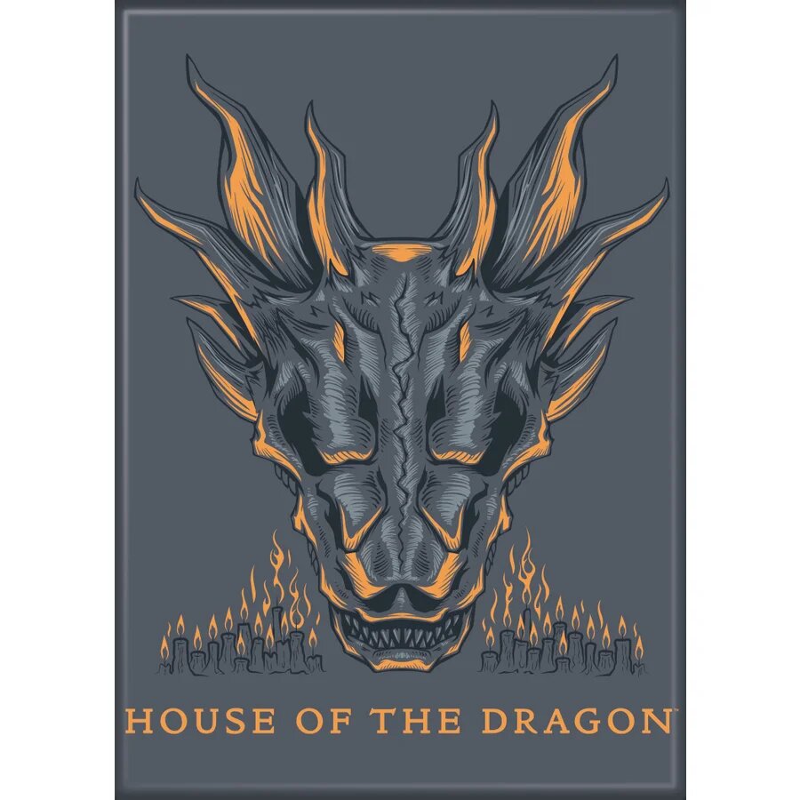 HOTD - Dragon Head - Magnet - Game On