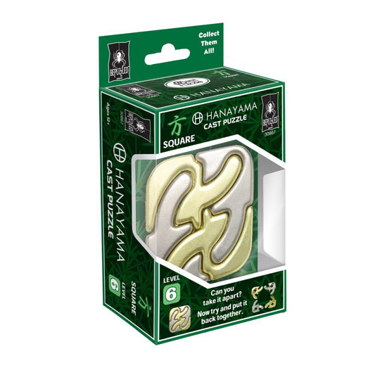 Hanayama Square Puzzle - Game On