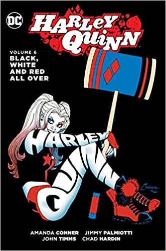 Harley Quinn V6 Black White & R - Game On