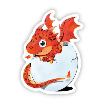Hatching Dragon Sticker - Game On