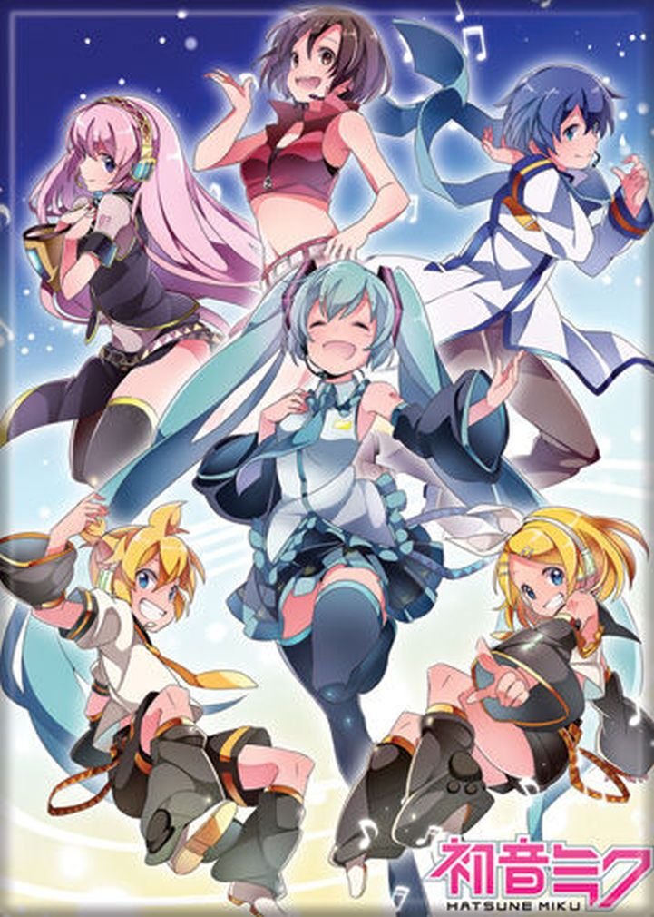 Hatsune Miku Group U35 Magnet - Game On
