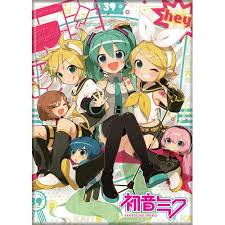 Hatsune Miku Group White Magnets - Game On