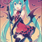 Hatsune Miku Halloween Magnets - Game On