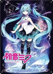 Anime Hatsune Miku Metal Sign - Game On