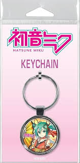 Hatsune Miku - With Fans Keychain - Game On