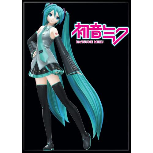 Hatsune Miku on Black Magnet - Game On