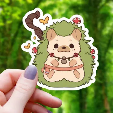 Hedgehog Druid Ttrpg - Class Sticker - Game On