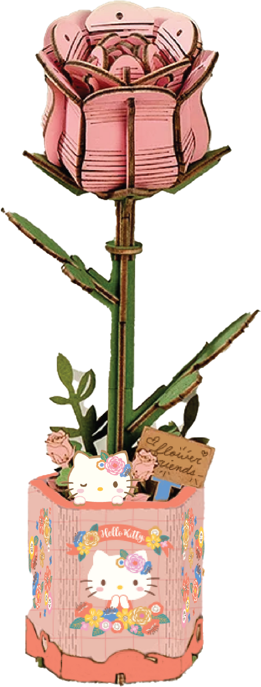 Hello Kitty - Flower: Pink Rose Hello Kitty® - Game On