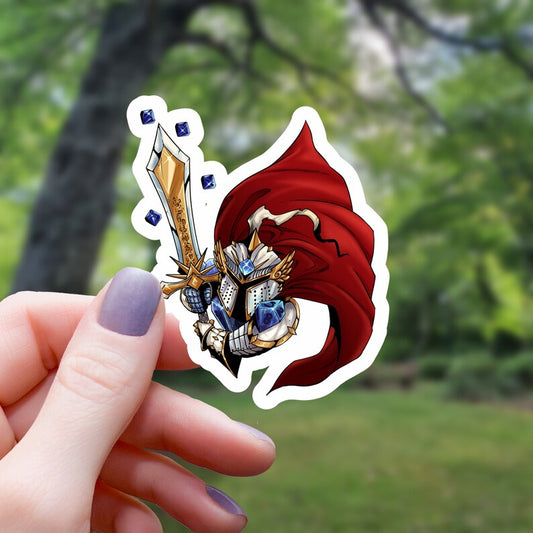 Hit Dice Paladin - Tabletop RPG Sticker - 3" - Game On