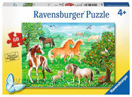 Horse Meadow 60pc Puzzle - Game On
