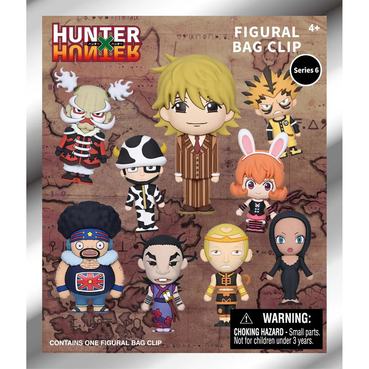 Hunter X Hunter 3D Foam Bag Clip, Series 6 - Game On