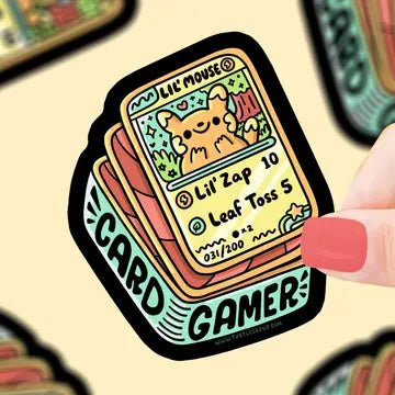 I Collect Cards Sticker - Game On