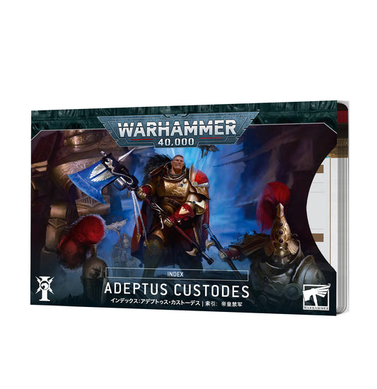 Index Cards - Adeptus Custodes - Game On