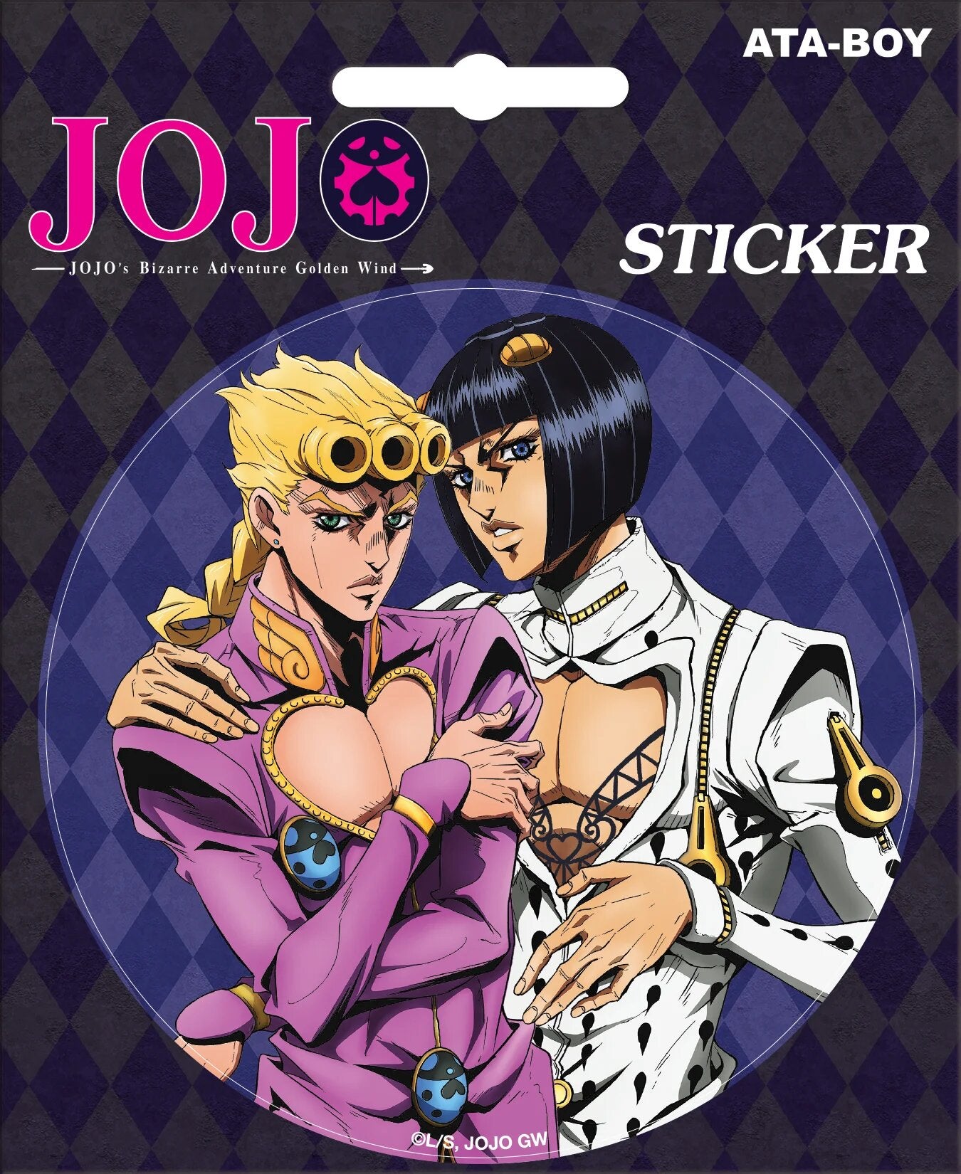 Jojo Golden Wind Sticker - Game On