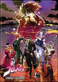 Jojo Stardust Crusaders Poster Magnet - Game On