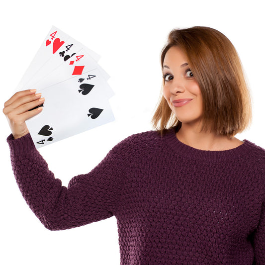 Jumbo Oversize Playing Cards 4. - Classic - Game On