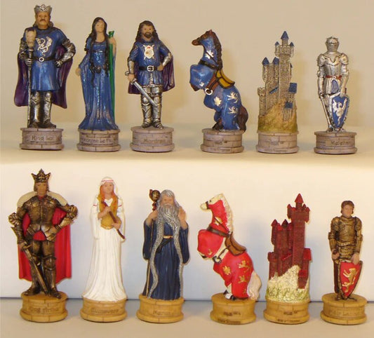 King Arthur Painted Chess Piece - Classic - Game On