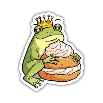 Kingsley Likes Cream Puffs Sticker - Game On