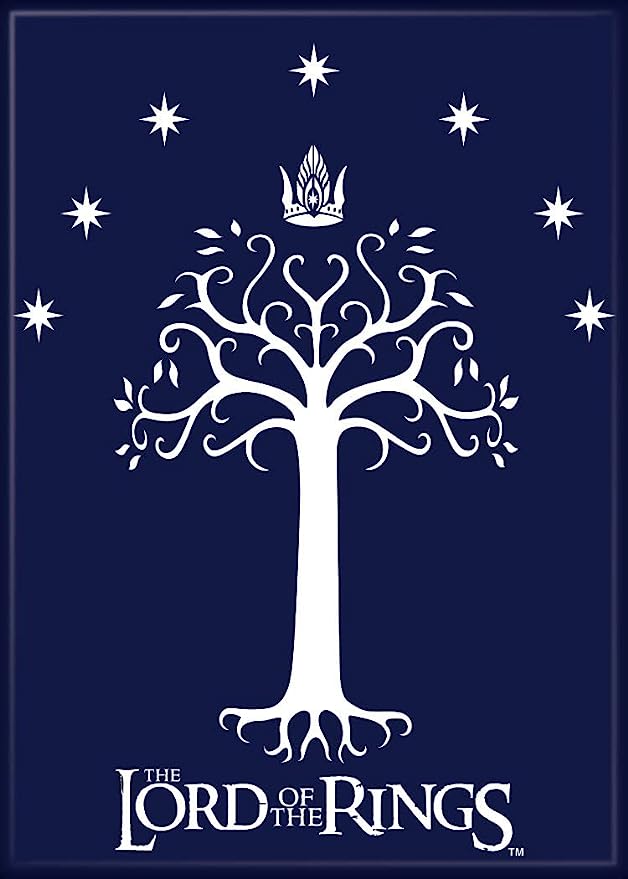 LOTR Gondor Insignia Tree Stars Magnet - Game On
