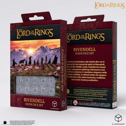 LOTR Rivendell 10d6 Dice Set - Game On