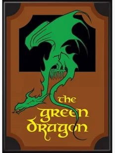 LOTR The Green Dragon Sign Magnet - Game On