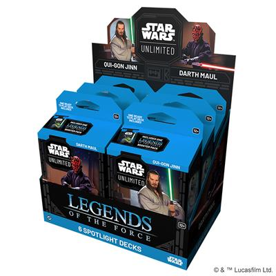 Legends of the Force Spotlight Deck Display - Game On