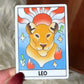 Leo Zodiac Tarot Card Sticker - Game On