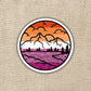 Lesbian Pride Mountainscape Flag Sticker - Game On