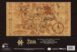 LoZ BOTW Hyrule World Map - Game On