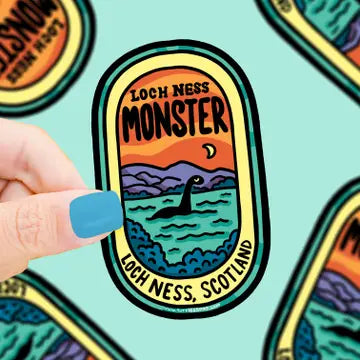 Loch Ness Monster Cryptid Location Sighting Vinyl Sticker - Game On