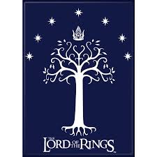 Lord of the Rings Gondor Insignia Tree Stars Magnet - Game On