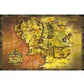 Lord of the Rings Middle Earth Map - Game On