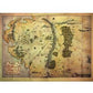 Lord of the Rings Middle Earth Map - Game On