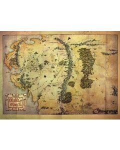 Lord of the Rings Middle Earth Map - Game On