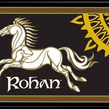 Lord of the Rings Rohan Flag Horse Magnet - Game On