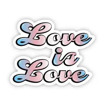 Love Is Love" Trans Flag Sticker - Game On